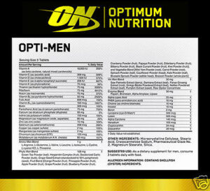 OPTIMUM NUTRITION OPTI-MEN
